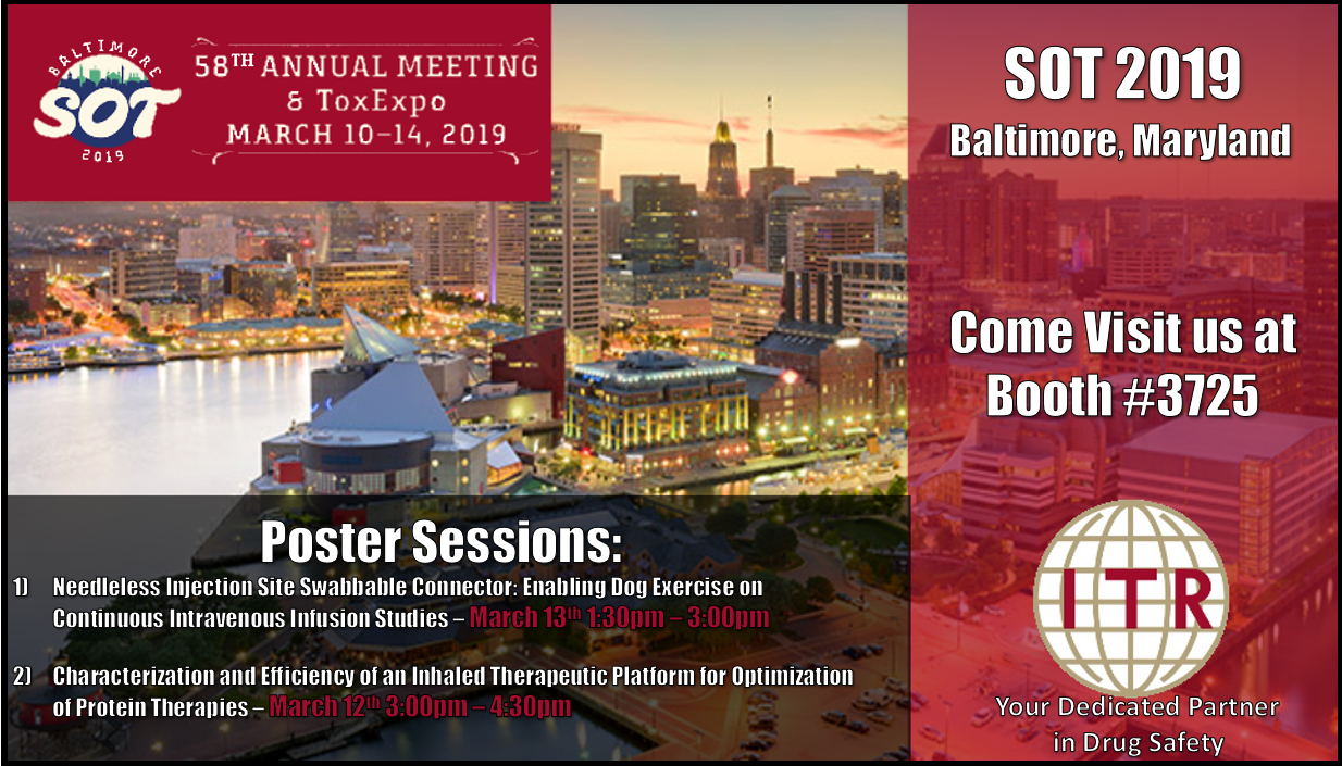 Society of Toxicology 2019 Conference Baltimore Maryland